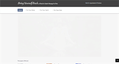 Desktop Screenshot of bringyourselfback.com